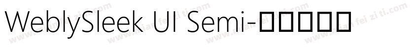 WeblySleek UI Semi字体转换